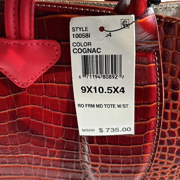 NWT rare Longchamp Roseau Medium Tote with crossbody strap - Picture 10 of 10